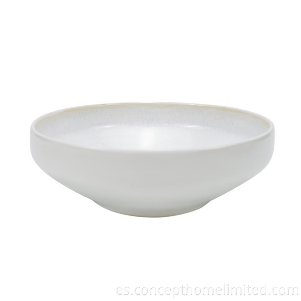 Reactive Glazed Stoneware Dinner Set In Creamy White Ch22067 G04 9